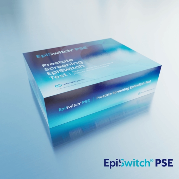 An EpiSwitch PSE test kit in blue