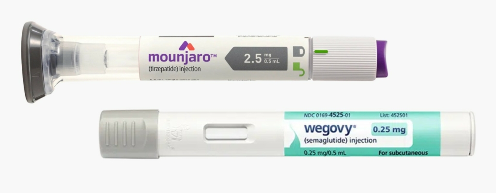 Mounjaro and Wegovy weight loss pens